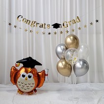 연지마켓 졸업 풍선 세트, 4-1.졸업풍선 학사모가랜드세트