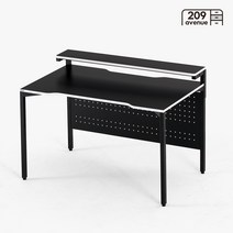 209애비뉴 제로스테이션 스탠다드 게이밍책상 선반책상 1800 / 블랙 화이트