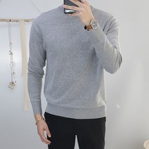 로코비전 남자 스킨 라운드 니트 정장 셔츠 스웨터