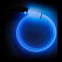 (와이어/LED 별도옵션판매) 자동차 차량용 12v~24v LED 엠비언트 앰비언트 라이트 4세대 무소음 광섬유 무드등 EL와이어, 1개, 엠비언트LED/스카이블루(와이어별도)