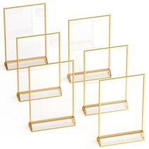 Dasher Products 골드 그림 프레임 양면 - 6팩 - 10.2 x .. 정품보장, Gold