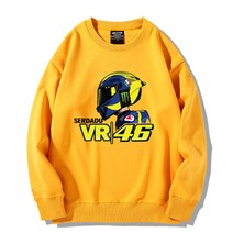 캐주얼 맨투맨 MOTOGP 뤄시 차량 모터 싸이클복 라운드 VR46 남성 박시코트 의류 1321022759
