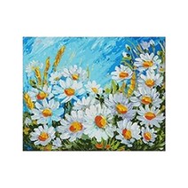 DIY 그리기 페인팅 들국화 풍경 40X50 색칠 수채화그림 캔버스페인팅 색칠하기 diy 명화그리기세트 그림그리기 풍경그리기 유화페인팅 아이러브페인