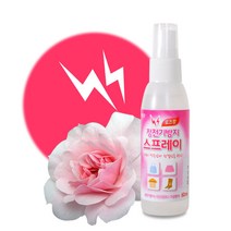 리빙굿 정전기방지 스프레이 로즈향, 60ml, 10개입