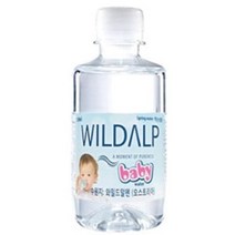 waterlime 와일드알프 베이비워터 먹는샘물 지하암반수 250ml, 10개