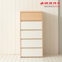 라자가구 위드 몰데 600 5단 서랍장, 아카시아