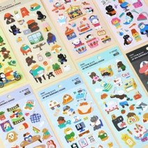 아이코닉 조이 리무버블 씰스티커 소품꾸미기 데코스티커 다이어, 옵션:17 키친