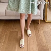 [멜팅브라운] 라탄 뮬 슬리퍼 여성 사무실 슬리퍼 3color