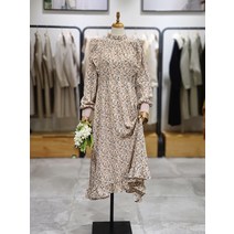 써스데이아일랜드 T218MOP258W 니트 소매 패턴 원피스(1281447)