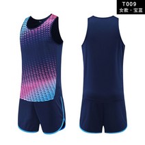 마라톤싱글렛 트레이닝 러닝 유니폼 마라톤 민소매 조끼 기능성, 36 여성용 로얄 블루