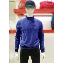 MU스포츠 남성 솔리드 반짚업 스타일 티셔츠 GT72PL54(1276057)