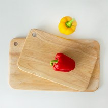 모노먼트 고무나무 도마 2종 세트, 4세트, 도마 중 + 대