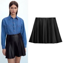 ZARA 레트로 미니 하이웨이스트 스커트 08372254800