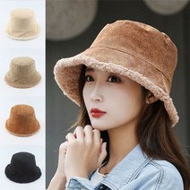 코지니랜드 여성 여자 골덴 코듀로이 양면 버킷햇 벙거지 모자