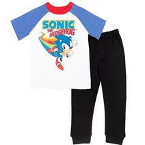 SEGA 쏘닉 The Hedgehog 빅사이즈 남아 티셔츠 바지 블루화이트블랙 1012