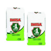Iwisa No.1 Super Maize Meal | South African Maize Meal Flour | 2kg (2 x 1kg) null, 1