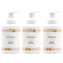 아르퓨어 손세정제 핸드워시 대용량 500ml x 3개, 복숭아