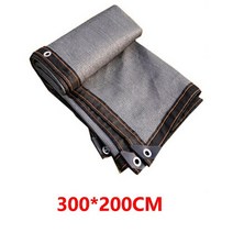 시스템파고라 캠핑용 차양 uv 차단 방수 그늘막 그레이 색상 정원 야외 차고 캐노피 그물, 02 200x300CM