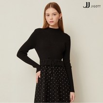 JJ지고트 페플럼 도트 니트 원피스 GMCP1OPW2