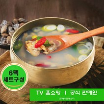 [JNSD 홈쇼핑] 100% 국내산 고창 정가네 햇 바지락 국 500g x 6팩