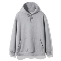 S~3XL 빅사이즈 남녀 공용 특양면 무지 베이직 후드 티 셔츠 노멀핏 HDT001