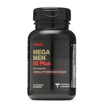 GNC 메가맨 50 플러스 (60정) Mega Men (60 caplets), 1병, 0.3lb