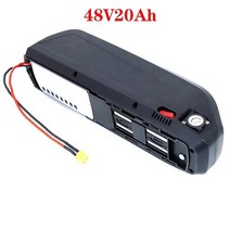 바팡모터 전기자전거 변환 전동스쿠터 48V20Ah 13S 18650 eBike 배터리 Hailong 케이스 USB 1000W 모터 자