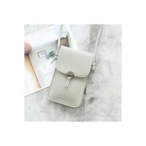 뉴 여름 여성 야외 포켓 지갑 크로스 바디 가방 심장 모양의 장식 휴대 전화 화면 터치 매일, grey 1