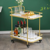 럭셔리 2단 핸들트롤리(골드화이트), 상세 참조, 상세 참조