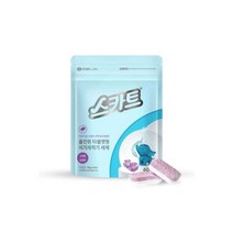 유한킴벌리 올인원 타블렛 식기세척기 세제 60개 상큼향 식세기 스카트