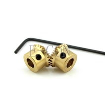 0.5M 20 T 금속 우산 톱니 베벨 기어 헬리컬 모터 기어 2 개톱니 20 개3mm4mm 보어, 01 20 Teeth_01 3mm