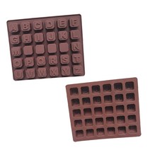 실리콘몰드 알파벳 큐브 30구 알파벳몰드 데코 초콜릿 비누 사탕 레진 케이크, 1개