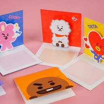 금홍팬시 BT21 팝업카드 편지 엽서 방탄굿즈, 치미 183318