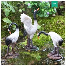 동양풍 야외 정원 수영장 장식 안뜰 가산 분수 흐르는 물 조경 동물 장 연못 수경 크레인, C