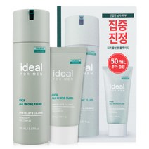 올인원 남성화장품 세트 남자 스킨 로션 150ml+50ml 피부진정 시카추출물 50%