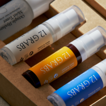 [12GRABS] 익스피리언스 여행용세트 트래블키트 트웰브그랩스 / 스킨토너 에센스 크림 세럼 / 여행용화장품 4종세트, 1개