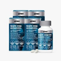 GNM자연의품격 칼슘 마그네슘 아연 비타민D 뼈건강, 90정, 4병