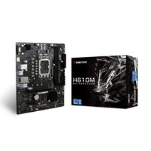 BIOSTAR Intel H610 칩셋 탑재 MicroATX 마더보드 PCIe 4.0 대응 HDMI·D-Sub 15pin 탑재 [ H610MHP ]