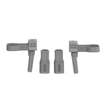 접이식 지지대 다리 높이 조정 랜딩 기어 보호대 DJI 매빅 에어 2/에어 2s 드론 액세서리, Light Grey