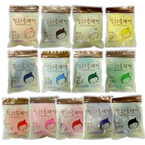 대한산업 컬러 클레이 500g 지퍼백 점토 찰흙, 황토, 1개