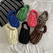 슬샵 루피 망고 니팅 뜨개 여성 가방(null)