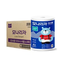 점보롤 물에 잘 녹는 녹스 라이브스마트 16롤 500m