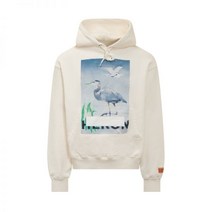 HERON PRESTON 헤론프레스톤 로고패치 그래픽 프린팅 후드탑