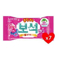 롯데 블링블링 보석캔디 13g 7개 사무실간식 탕비실사탕 유아간식 군것질 졸음방지, 6개