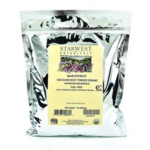Starwest Botanicals 스타웨스트 보테니컬즈 Organic Shatavari Root Powder Tea 오가닉 샤타바리 뿌리 파우더 453.6g, 1개, 1ml