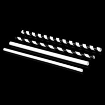 종이빨대 0.8x21cm 화이트 6000개, 단품