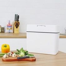 히키스 9.5L 작지않은 주방 분리수거 밀폐형 휴지통 Limpio