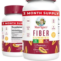 [타임딜] MaryRuth의 성인용 얇은 2개월 지연 무설탕 만 4세 이상 플레인 프리바이오틱 삼겹살 장 건강 및 소화 지원 당나라 3g 섬유 비건 60개, [02]