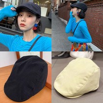 린넨모던헌팅캡