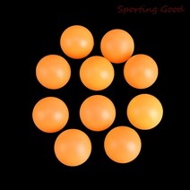 테니스연습공 10 개몫 노란색 흰색 전문 탁구 공 탁구 공 40mm 경쟁 훈련 액세서리, 10개, 02 YELLOW